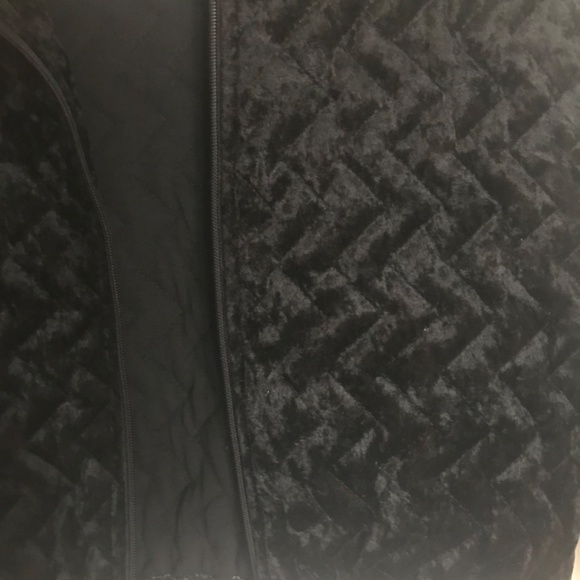 Quilted velvet bomber S - Picture 4 of 4